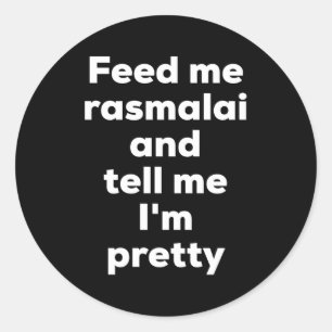 Sticker Rond Rasmalai Ras Malai Paneer Indian Food Inde