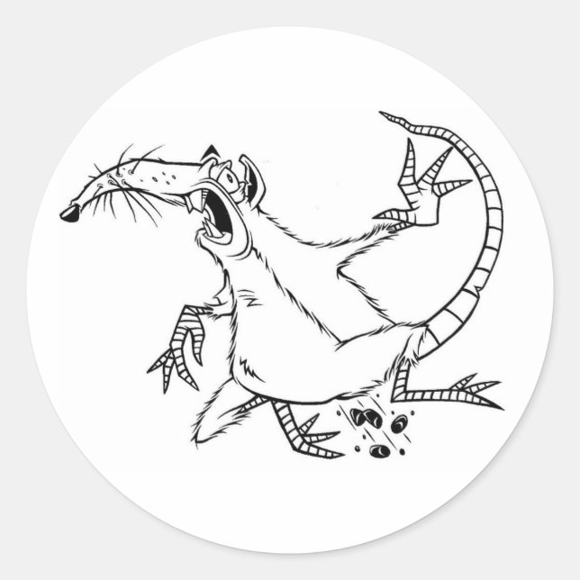 Sticker Rond rat ennemi (Devant)
