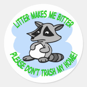Sticker Rond raton laveur