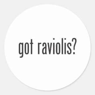 Sticker Rond raviolis