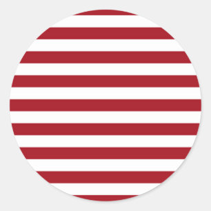 Sticker Rond rayures de drapeau de latvia