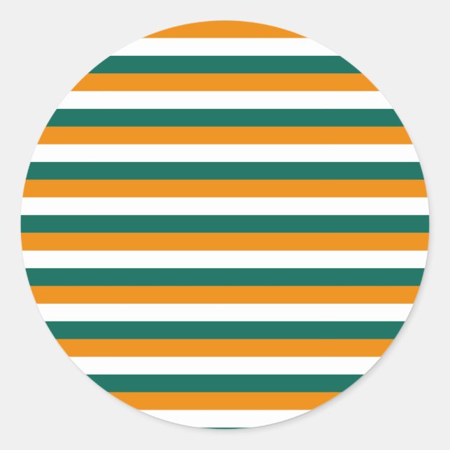 Sticker Rond rayures du drapeau de Chypre (Devant)