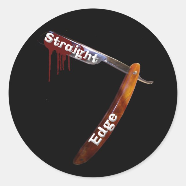 Sticker Rond Razor droit (Devant)