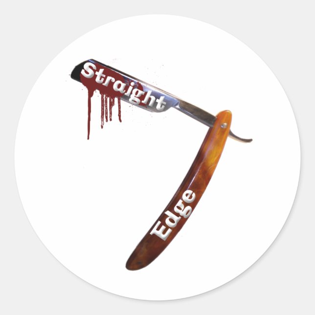 Sticker Rond Razor droit (Devant)