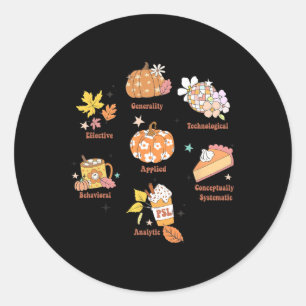 Sticker Rond Rbt Aby Bcby Pecs 7 Dimensions Du Comportement Thé