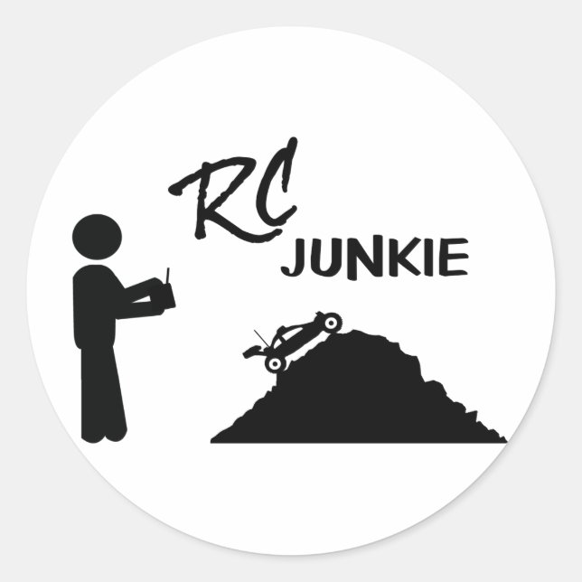 Sticker Rond RC Junkie (Devant)