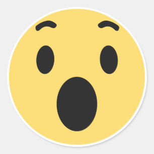 Sticker Rond Réaction Uau