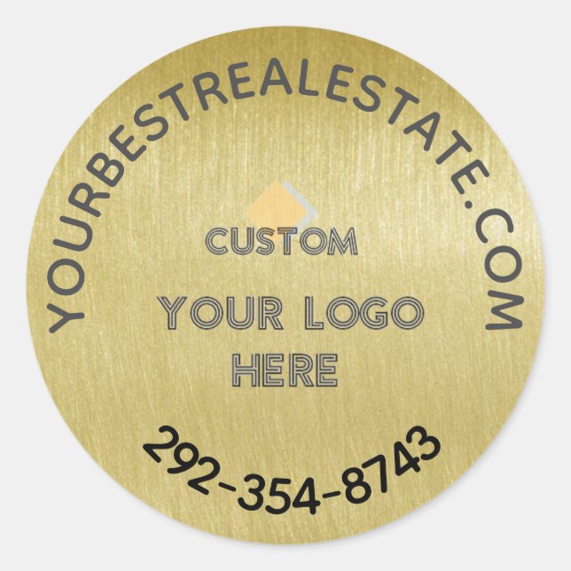 Sticker Rond Realtor Mortgage Company (Devant)