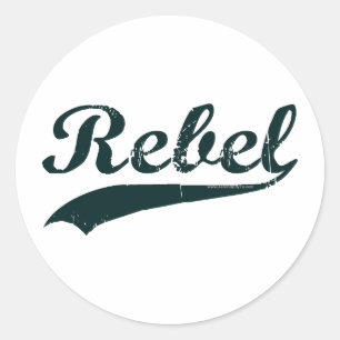 Sticker Rond Rebelle 1
