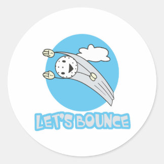 Sticker Rond Rebondit la balle de golf