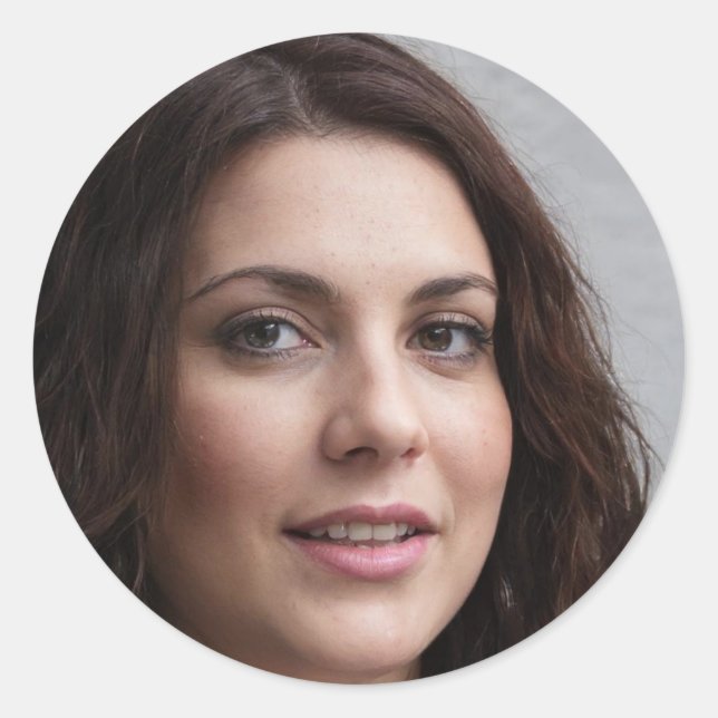 Sticker Rond Rechercher la paix (Devant)