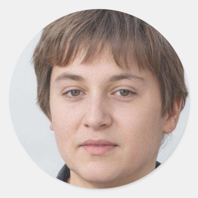 Sticker Rond Rechercher l'aventure (Devant)