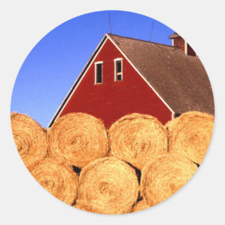 Sticker Rond Récolte terminée