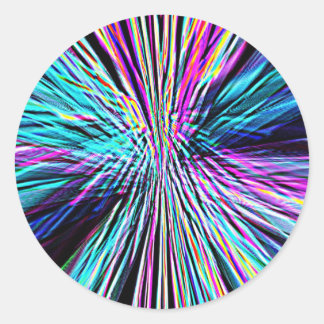 Sticker Rond Recréation de Supernova par Robert S. Lee