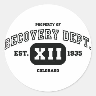 Sticker Rond Récupération COLORADO