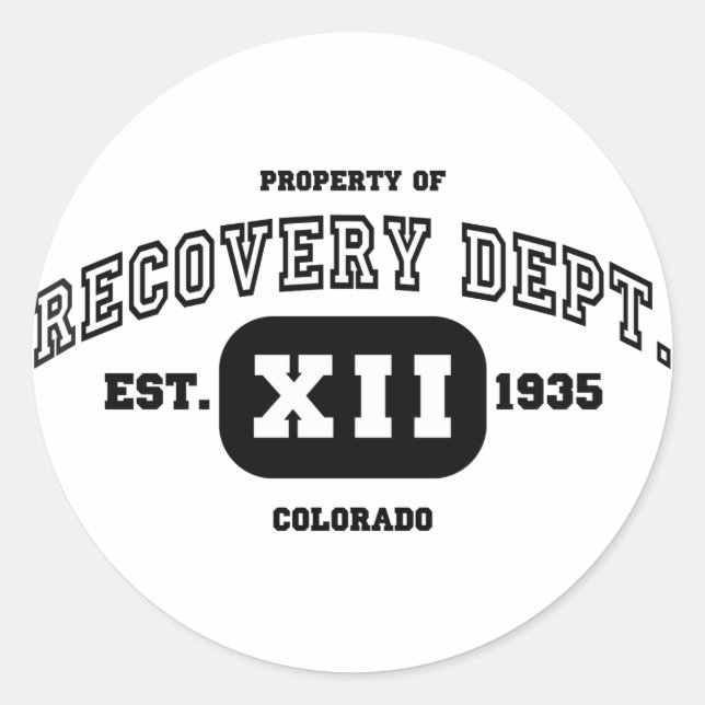 Sticker Rond Récupération COLORADO (Devant)