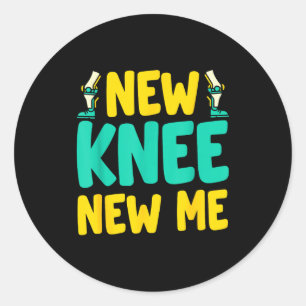 Sticker Rond Récupération de Remplacement du Genou Nouveau Geno
