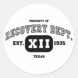 Sticker Rond Récupération du TEXAS