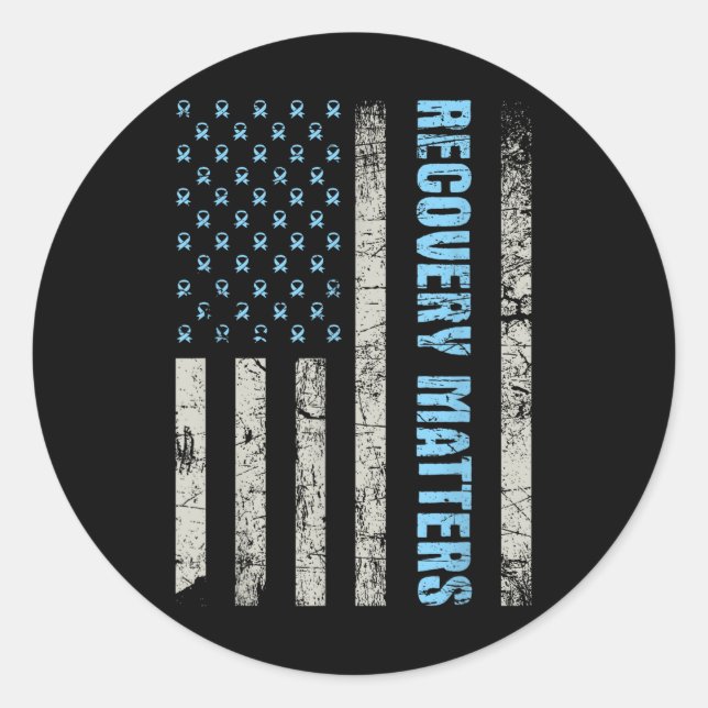 Sticker Rond Récupération S - Anniversaire Sobre Sobre Aa Na (Devant)