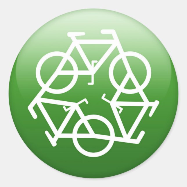 STICKER ROND RECYCLE (Devant)