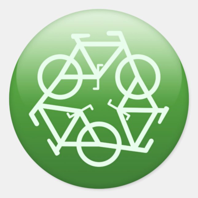 Sticker Rond Recycle (Devant)