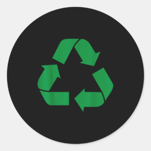 Sticker Rond Recycler le recyclage
