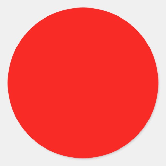 Sticker Rond Red Nothing, sauf Color Visual Language Tools (Devant)