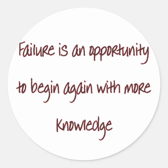 Sticker Rond Redémarrer (Devant)