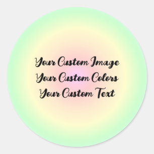 Sticker Rond Redessiner à partir de zéro - Concevoir ceci