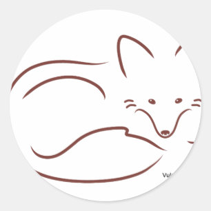 Sticker Rond RedFox