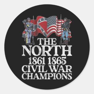 Sticker Rond Redressement de la guerre civile Réacteur de la gu