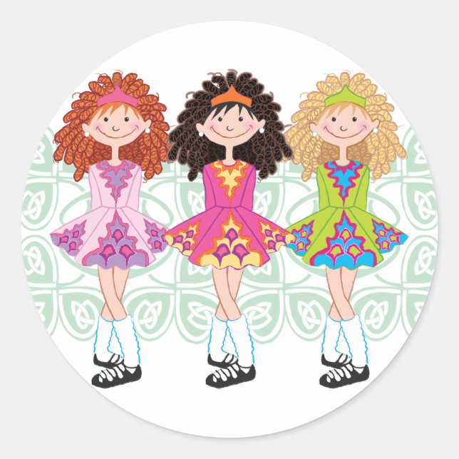 Sticker Rond Reel Princesses (Devant)