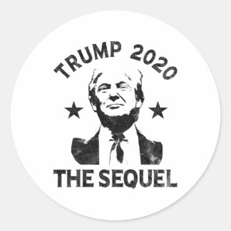 Sticker Rond Réélection de Trump La Suite Pro Trump