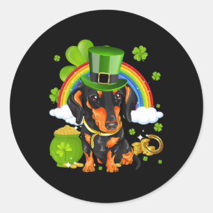 Sticker Rond Refaire la Saint-Patrick Grande Encore Drôle Dachs