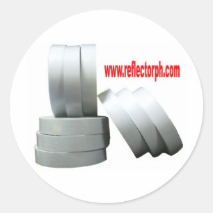 Sticker Rond Réflecteur Réflecteur Réflecteur Gris Réflecteur