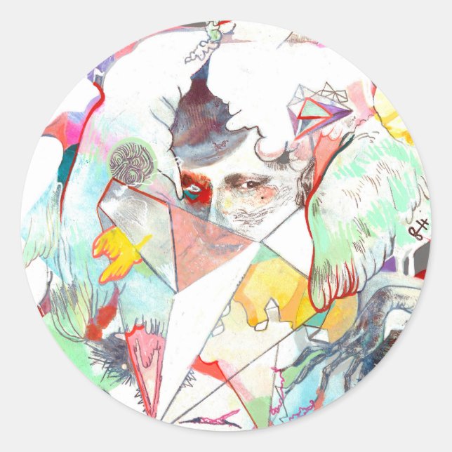 STICKER ROND REFLÉTER LES BÂTIMENTS (Devant)