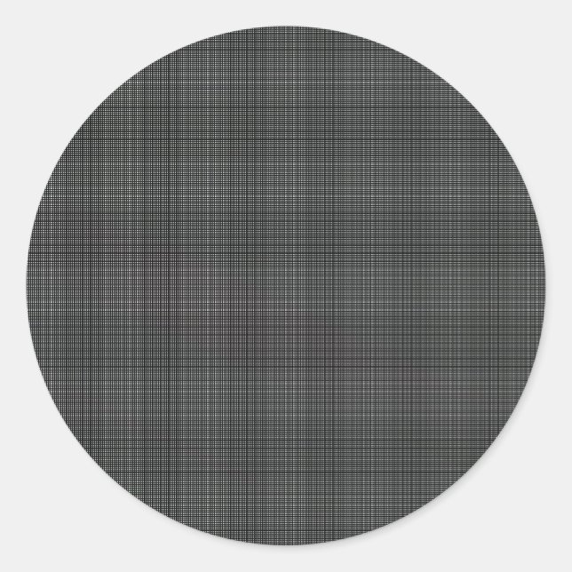 Sticker Rond Réflexion Abstraite dans le film Mylar métallisé (Devant)