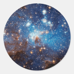 Sticker Rond Région de formation d'étoiles LH 95 - Photo de l'e
