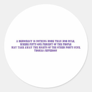 Sticker Rond Règle de la carte