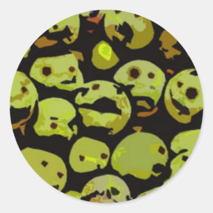 Sticker Rond Rejeter