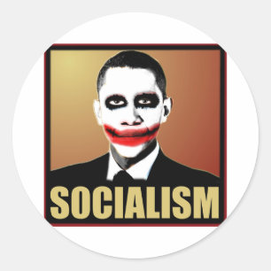 Sticker Rond Rejeter le socialisme