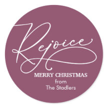 Rejoice Christmas - Choisissez la couleur de l'Arr