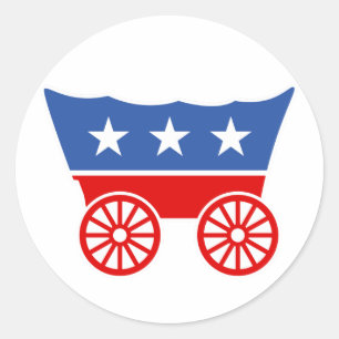Sticker Rond Rejoignez l'autocollant Donner Party