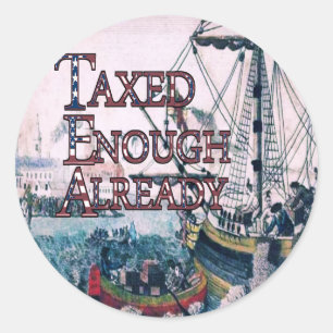 Sticker Rond Rejoignez les fournitures de la partie TEA