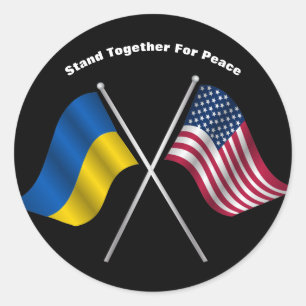 Sticker Rond Rejoindre Pour La Paix
