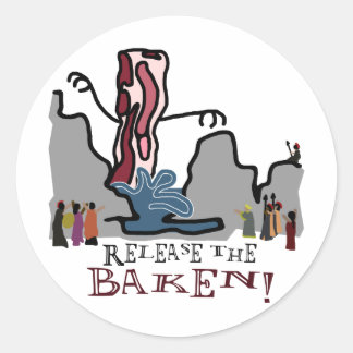 Sticker Rond Relâchez le Baken !