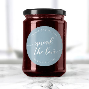 Sticker Rond Relax Script Diffuser Love Custom Color Mariage