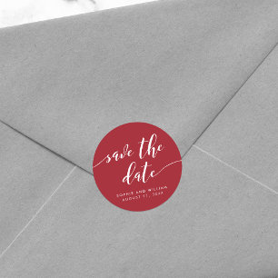 Sticker Rond Relax Script Enregistrer la Date Couleur Modifiabl