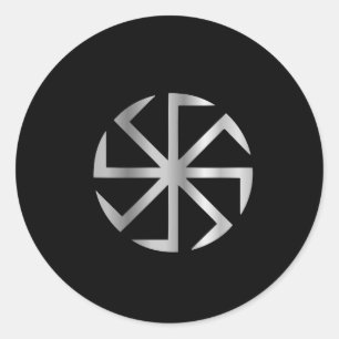 Sticker Rond Religion Slavik - Le symbole Kolovrat