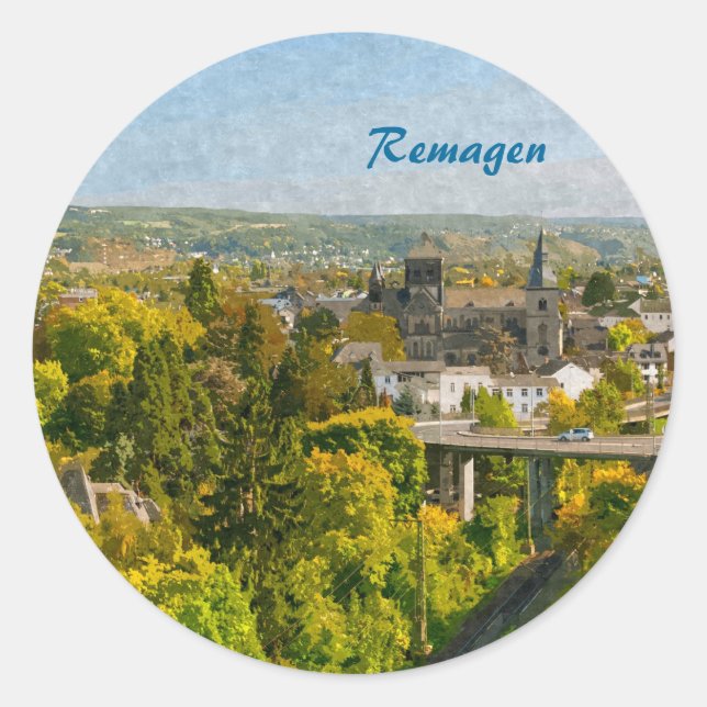 Sticker Rond Remagen (Devant)